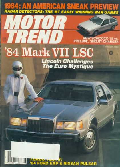 Motor Trend - August 1983