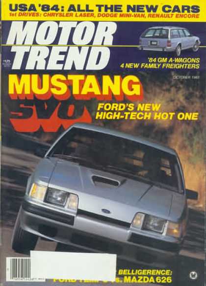 Motor Trend - October 1983