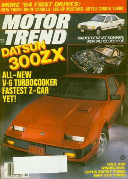Motor Trend - November 1983