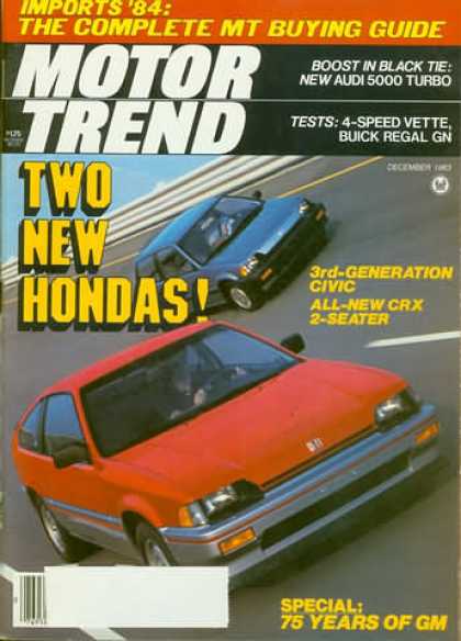 Motor Trend - December 1983