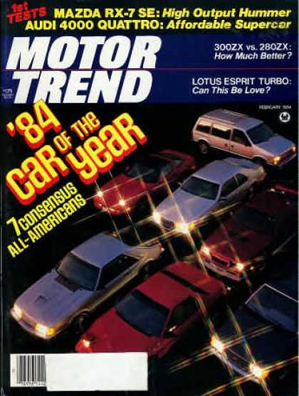 Motor Trend - February 1984