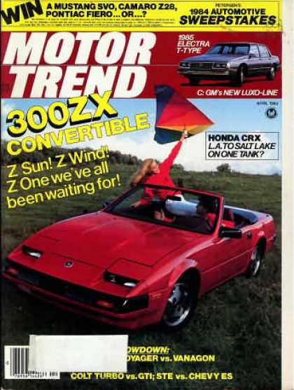 Motor Trend - April 1984