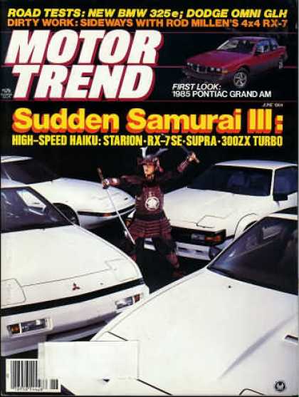 Motor Trend - June 1984
