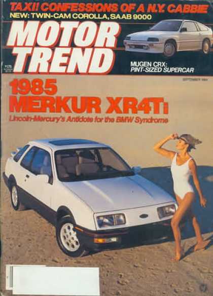 Motor Trend - September 1984