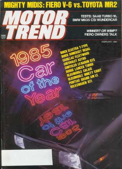 Motor Trend - February 1985