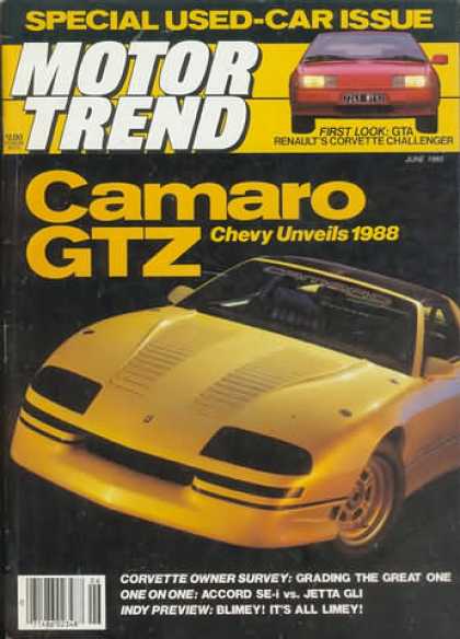 Motor Trend - June 1985
