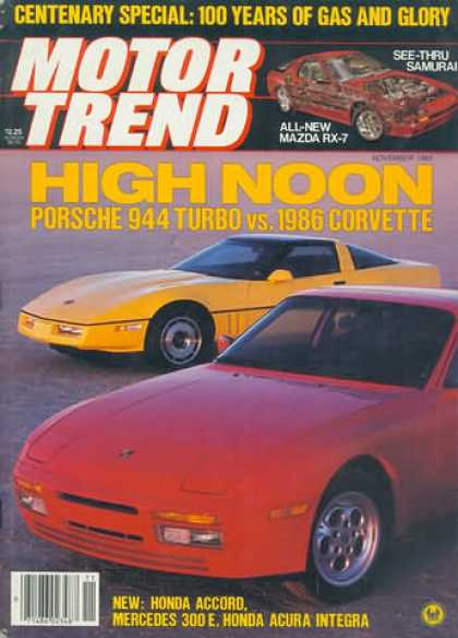 Motor Trend - November 1985
