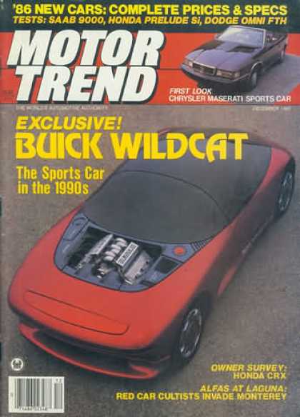 Motor Trend - December 1985