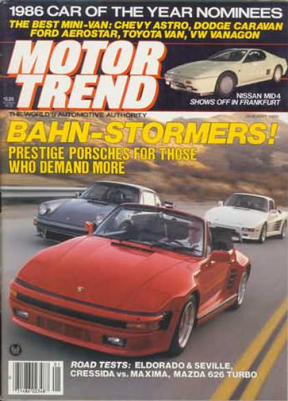 Motor Trend - January 1986