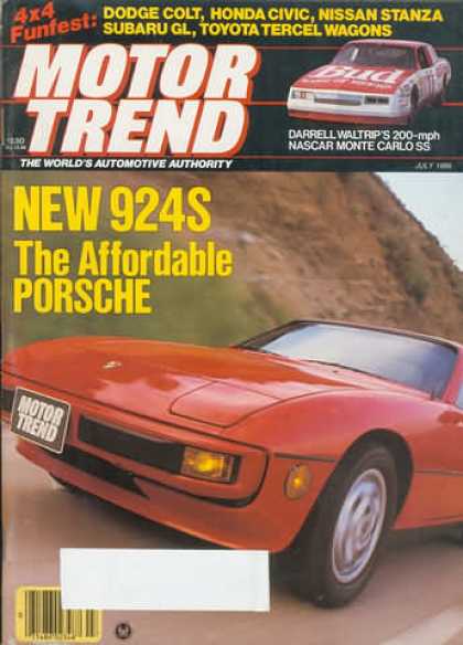 Motor Trend - July 1986