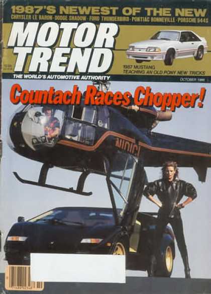 Motor Trend - October 1986