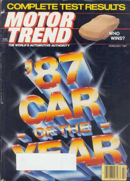 Motor Trend - February 1987