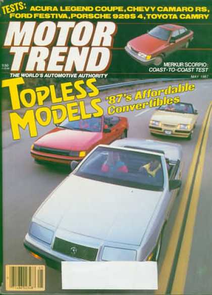 Motor Trend - May 1987
