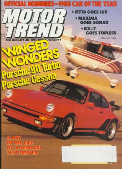 Motor Trend - January 1988