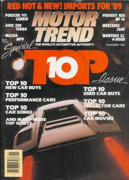 Motor Trend - November 1988
