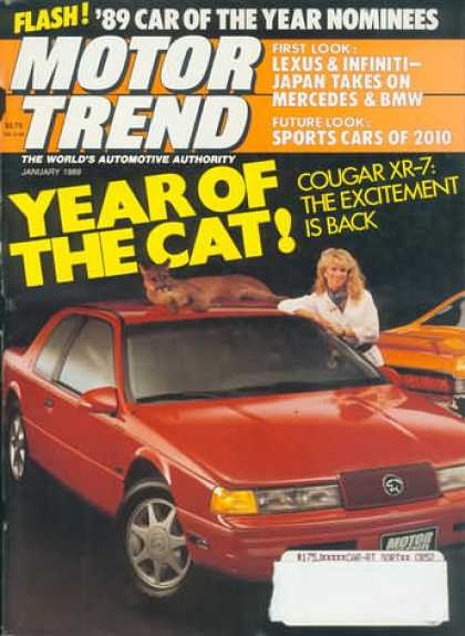 Motor Trend - January 1989