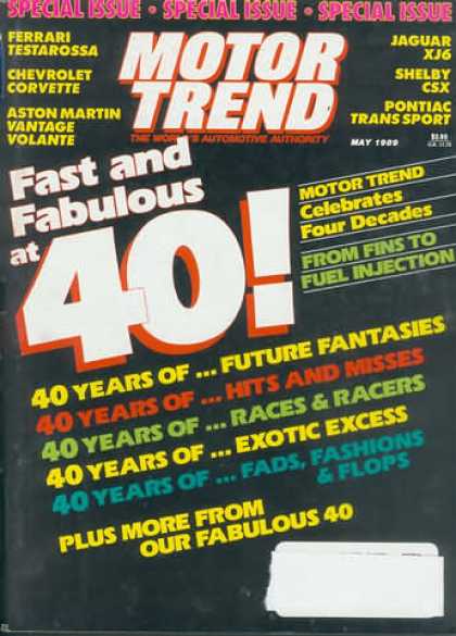 Motor Trend - May 1989