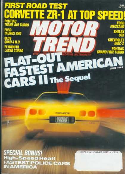Motor Trend - June 1989