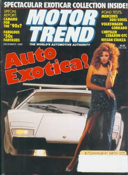Motor Trend - December 1989