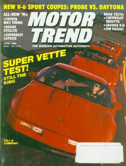Motor Trend - April 1990