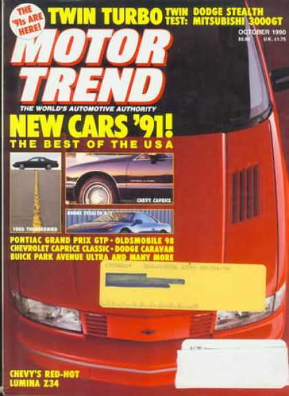 Motor Trend - October 1990