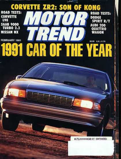 Motor Trend - February 1991