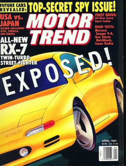 Motor Trend - April 1991