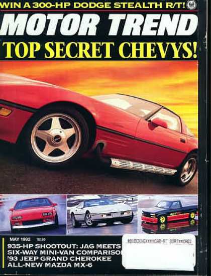 Motor Trend - May 1992