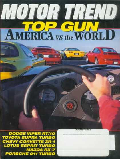 Motor Trend - August 1993