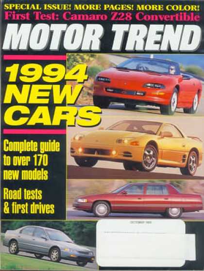 Motor Trend - October 1993