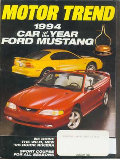 Motor Trend - January 1994