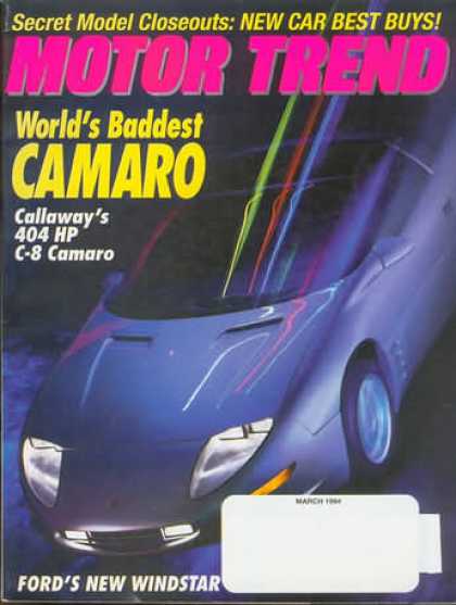 Motor Trend - March 1994