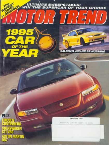 Motor Trend - January 1995