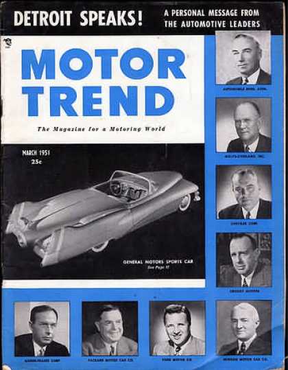Motor Trend - March 1951