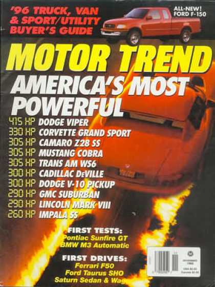 Motor Trend - November 1995