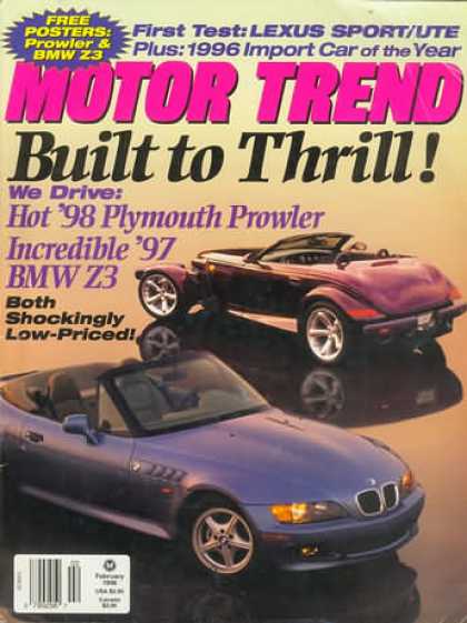 Motor Trend - February 1996