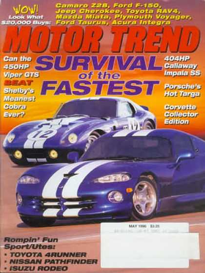 Motor Trend - May 1996