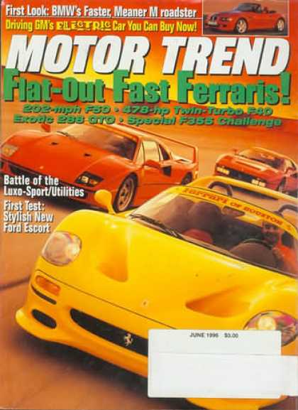 Motor Trend - June 1996