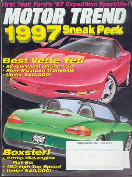 Motor Trend - September 1996