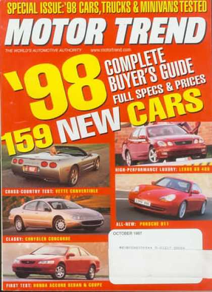 Motor Trend - October 1997