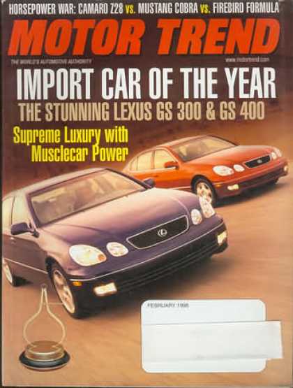 Motor Trend - February 1998