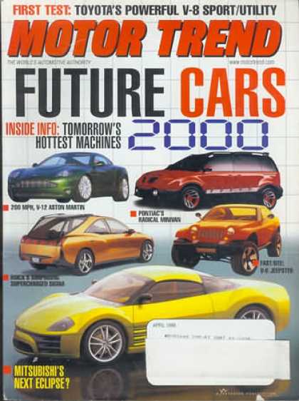 Motor Trend - April 1998