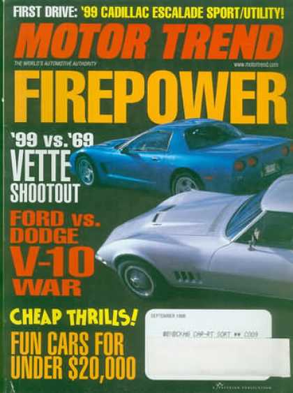Motor Trend - September 1998
