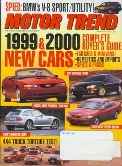 Motor Trend - October 1998