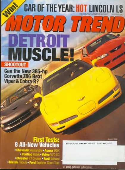 Motor Trend - August 2000