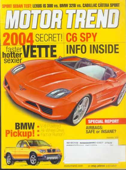 Motor Trend - September 2000