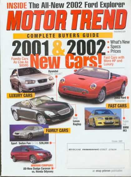 Motor Trend - October 2000