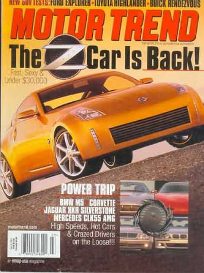 Motor Trend - March 2001