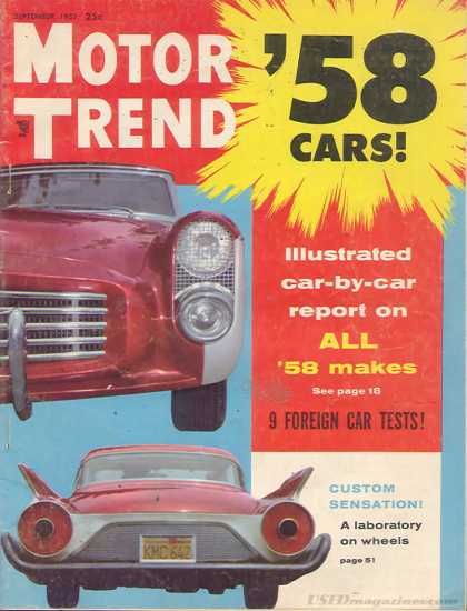 Motor Trend - September 1957