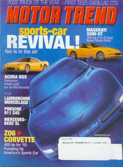Motor Trend - February 2002